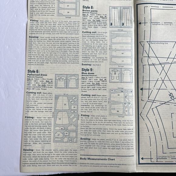 Vintage Designer Sewing Patterns Lot Of 4 Childrens Clothes Skirts Coats Dresses - Picture 5 of 13